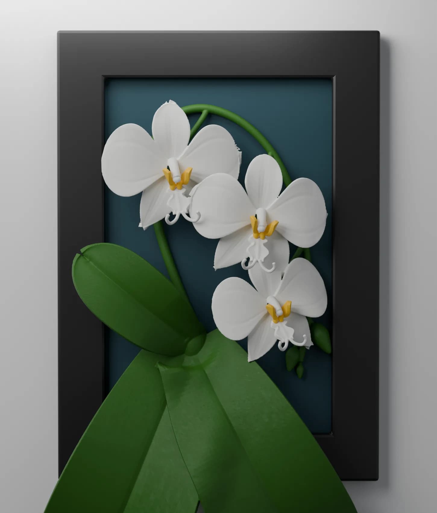 Orchid 3D Pop-Out Frame