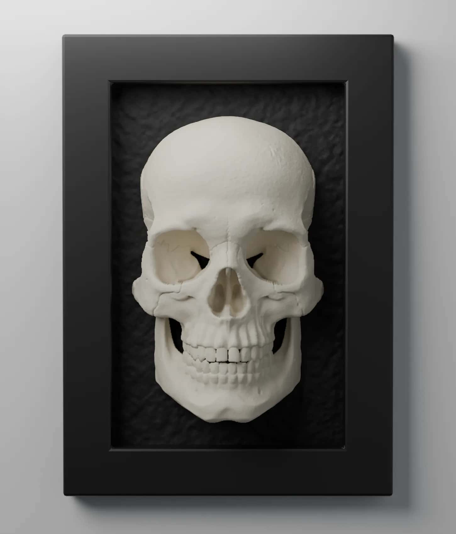 Skull 3D Pop-Out Frame